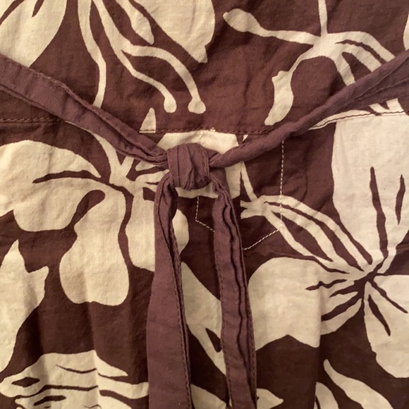 Dimri tropical print brown and cream skirt - Picture 2 of 4